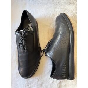 NO BULL DRESS SHOES MENS 11.5 WOMENS 13 BLACK LEATHER $199